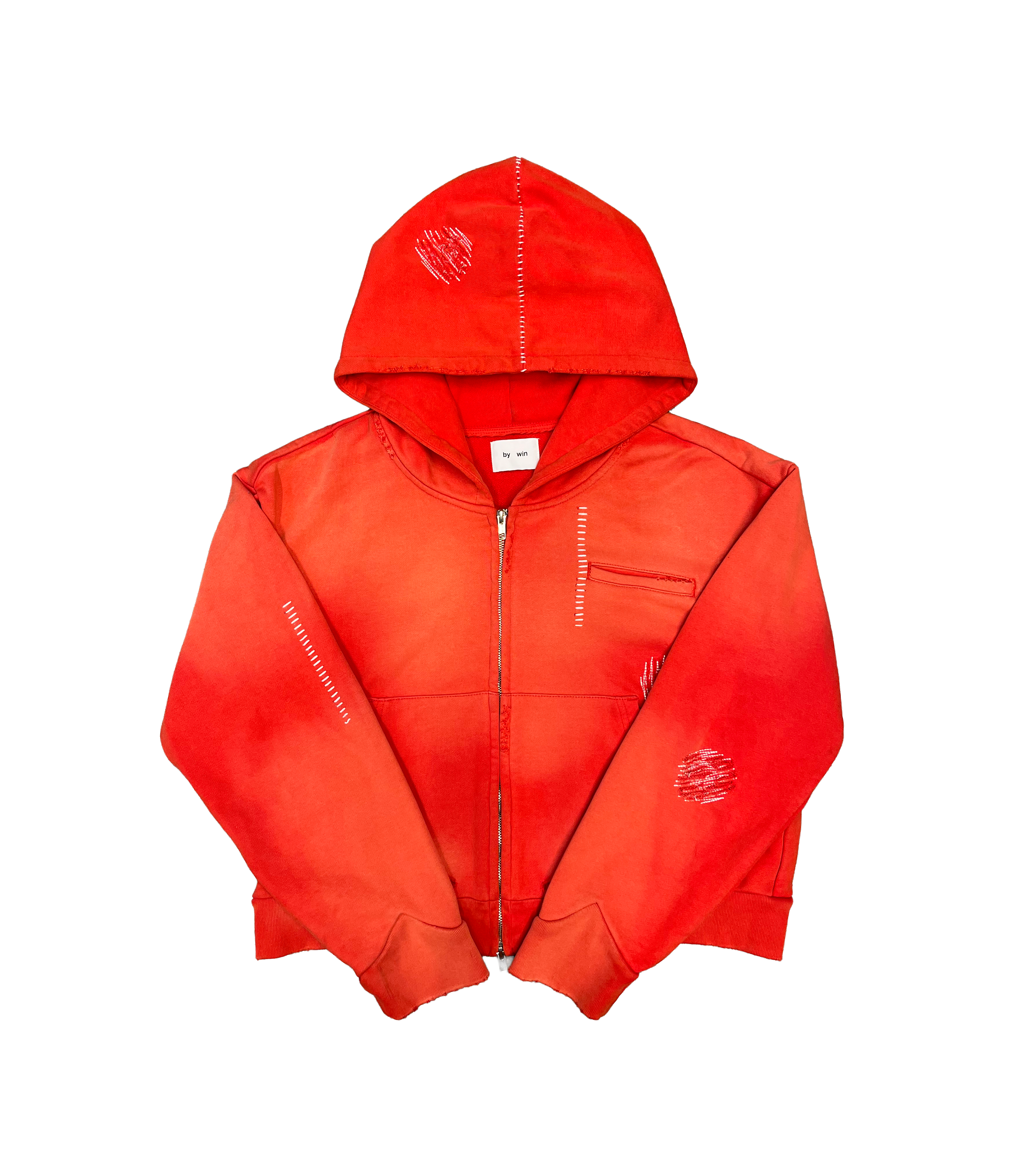 CRIMSON "HOLLOW" HOODIE