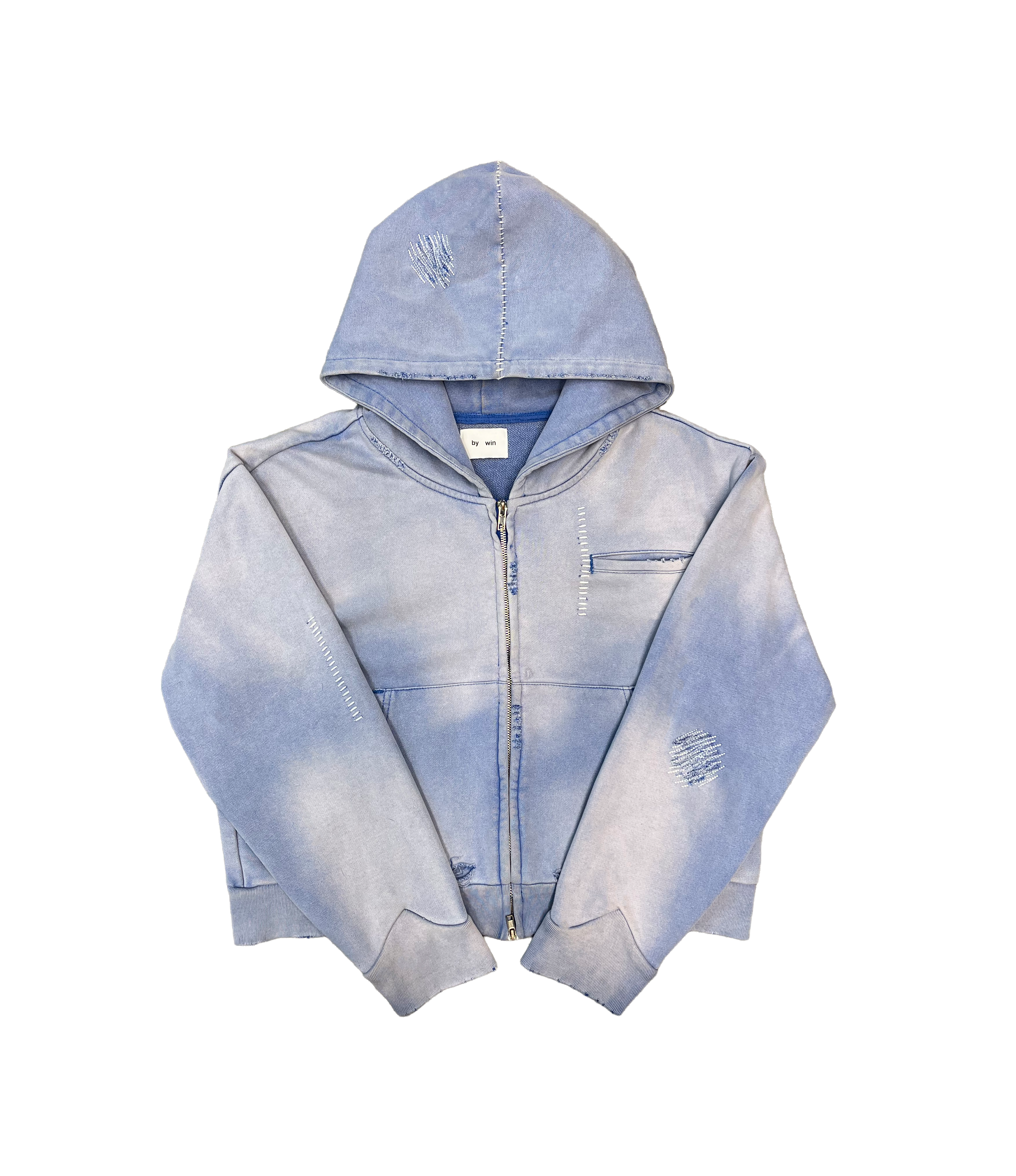 SKY BLUE "HOLLOW" HOODIE