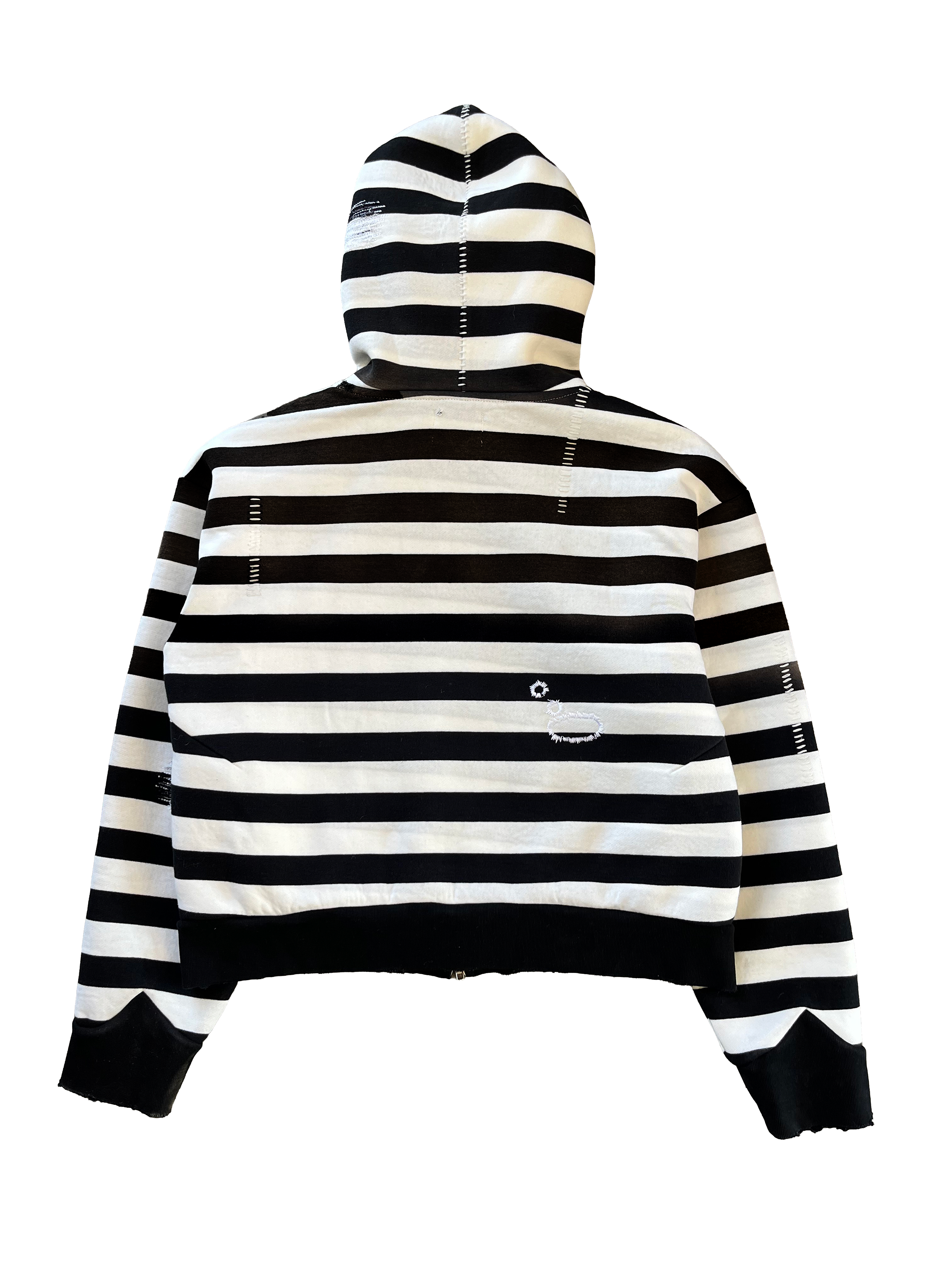 STRIPED "HOLLOW" HOODIE
