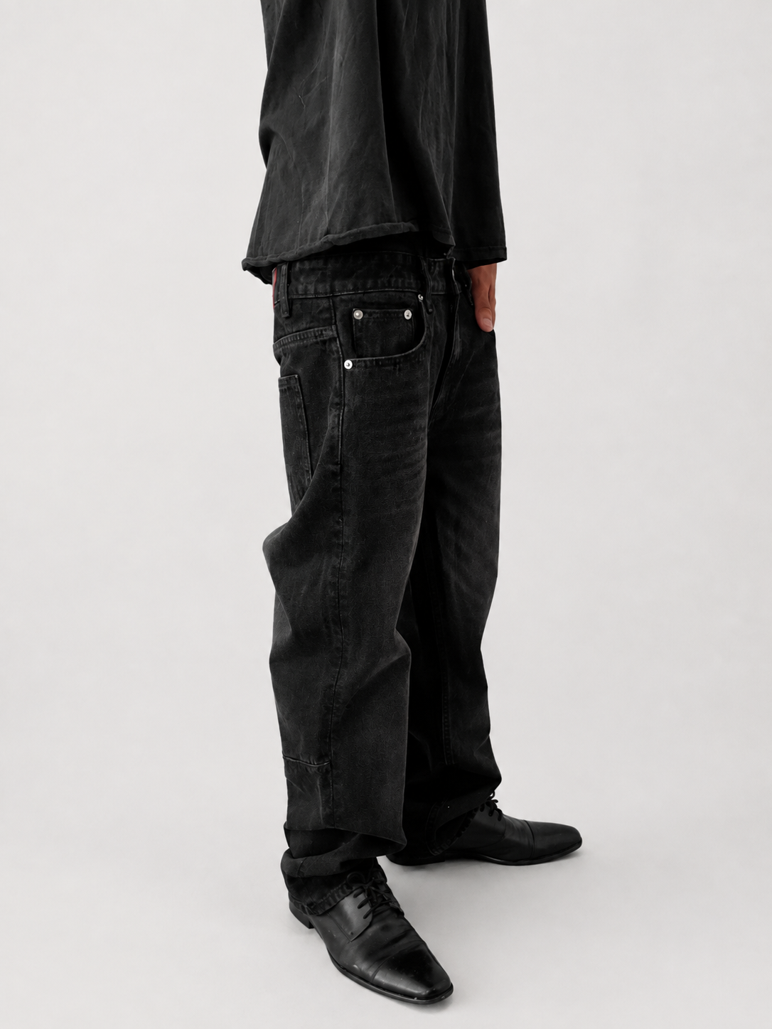 EVERYDAY STRAIGHT LEG DENIM WASHED BLACK
