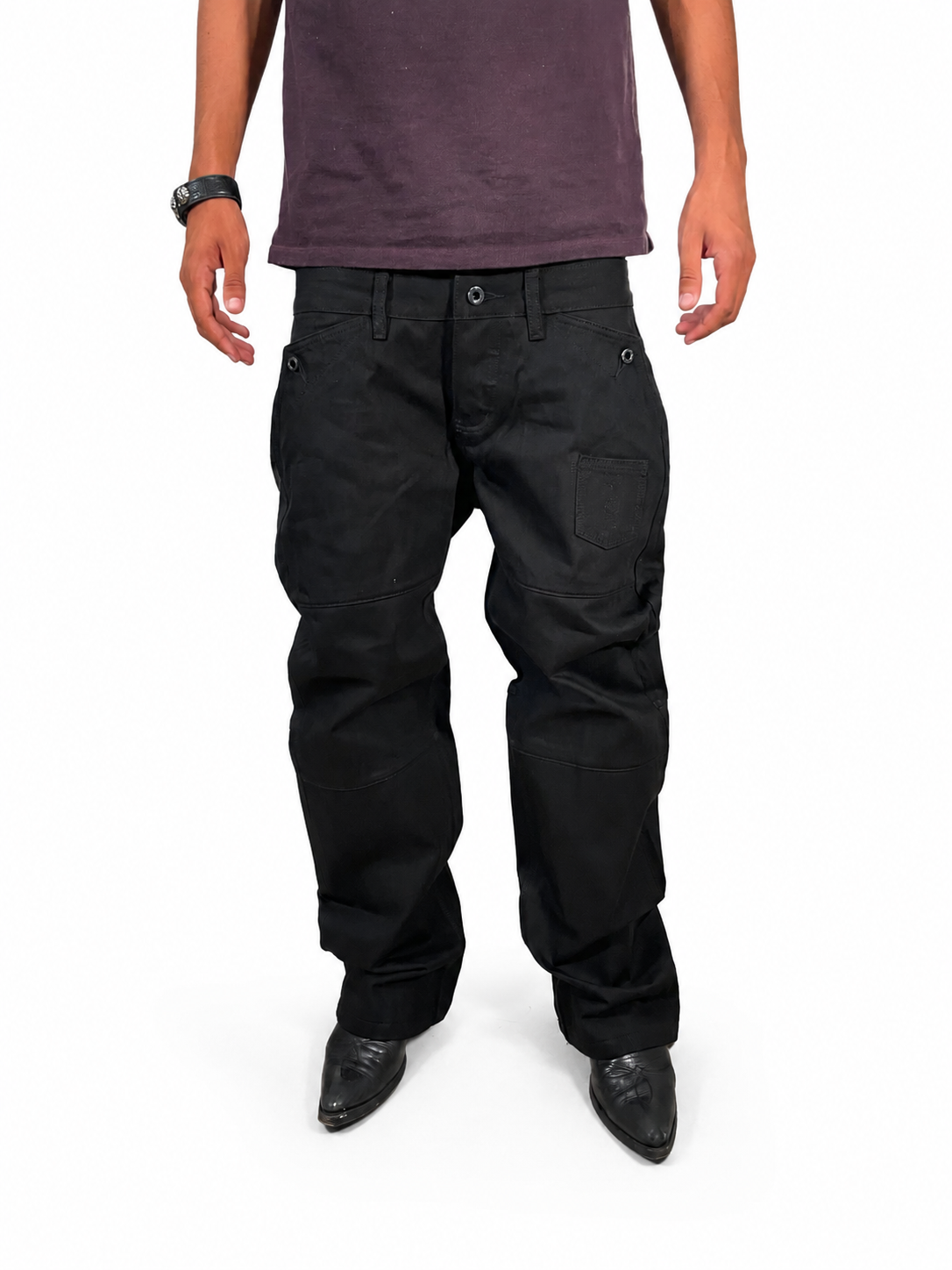 CROW LOW-RISE SELVEDGE DENIM