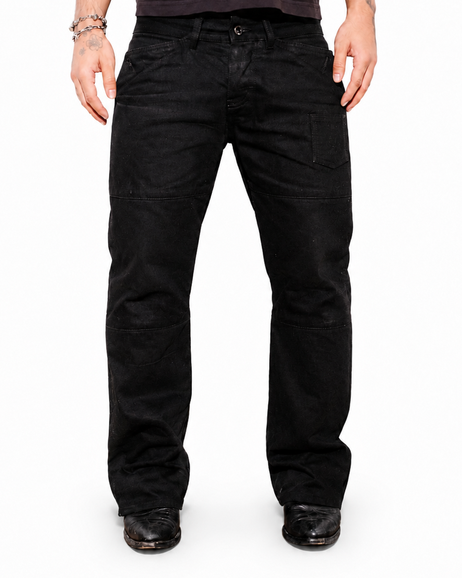 CROW LOW-RISE SELVEDGE DENIM
