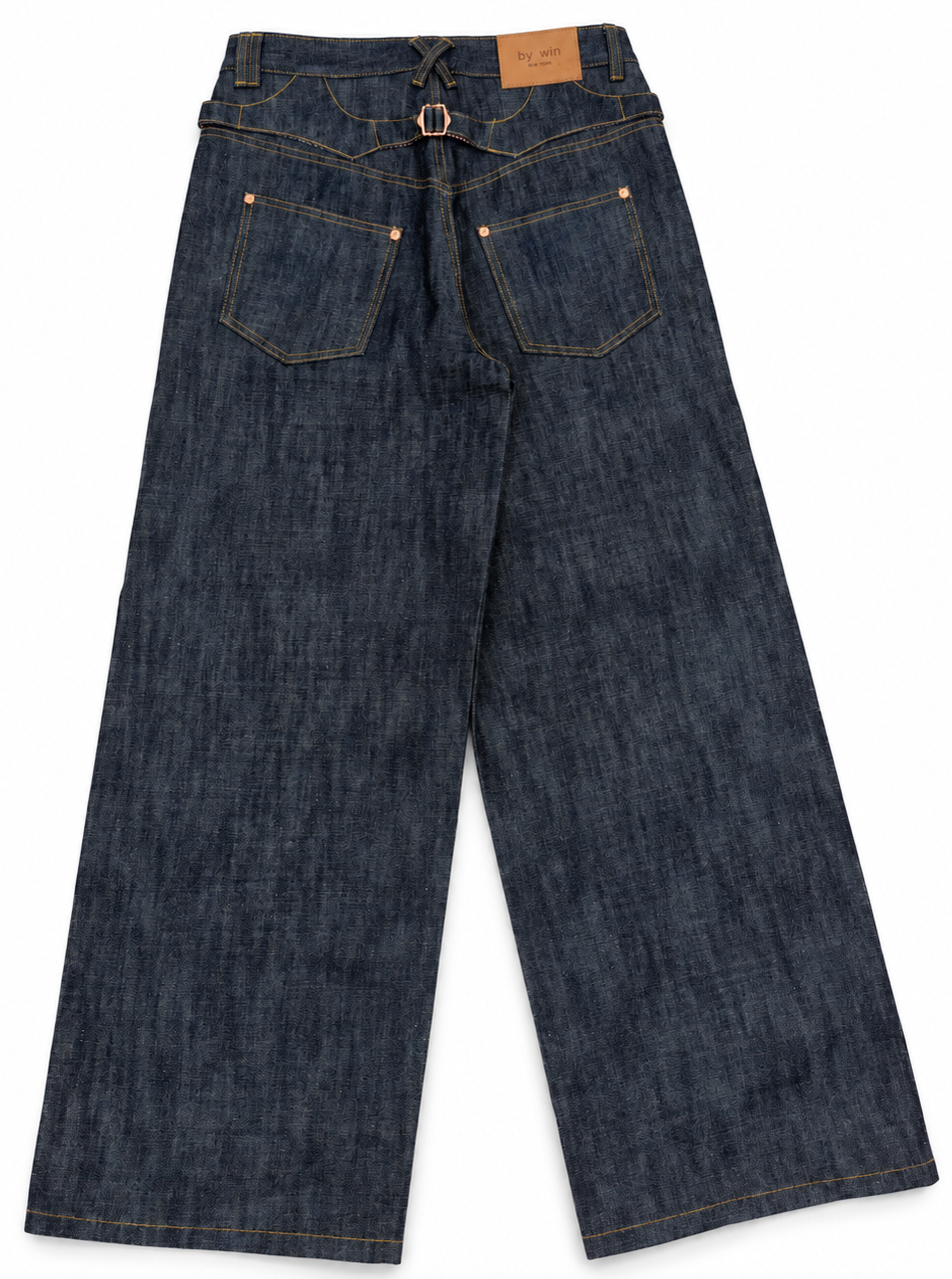 BAGGY RAW JAPANESE SELVEDGE DENIM (SLUB INDIGO)