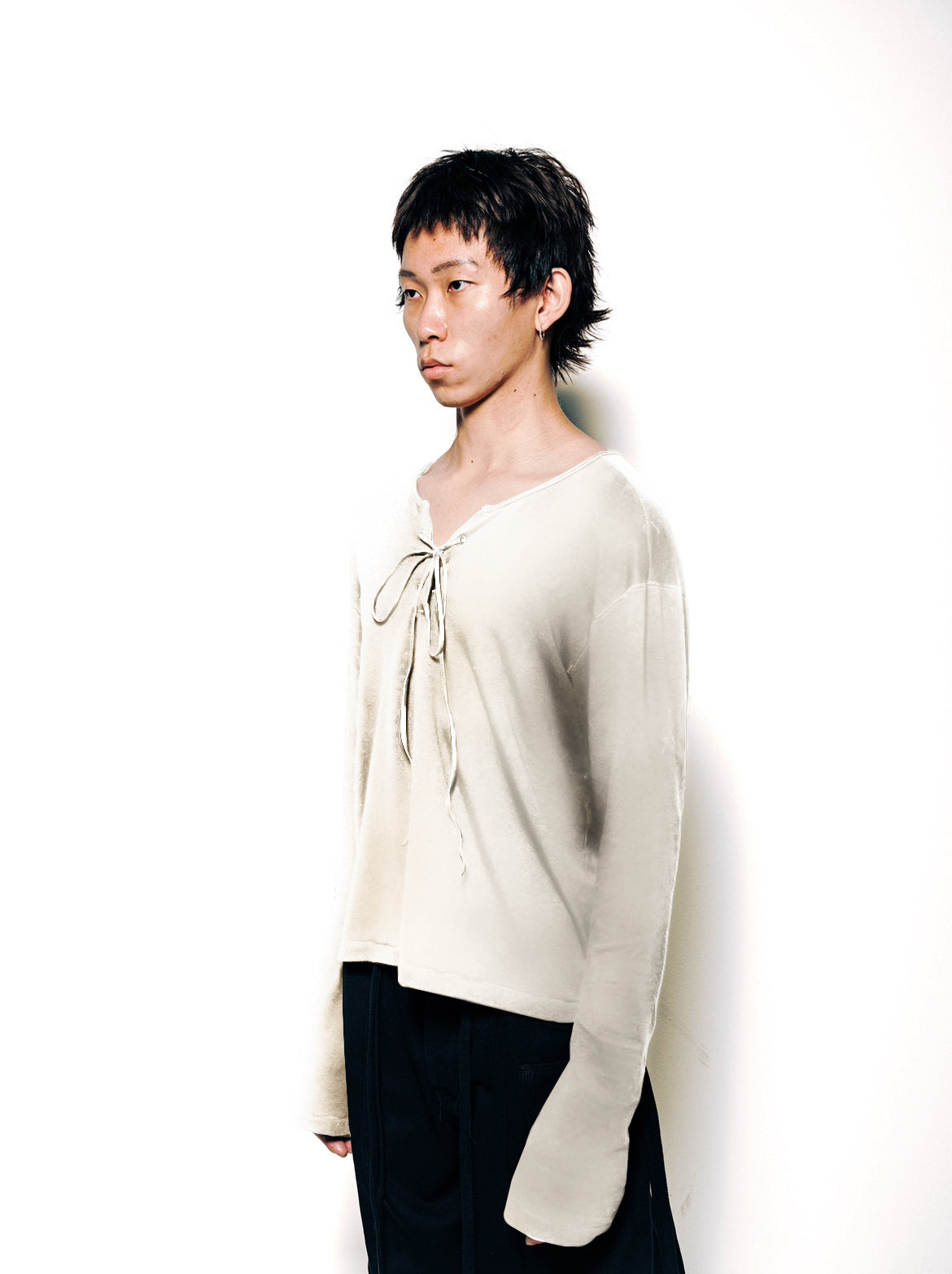 BINDED LONG-SLEEVE [CREAM SS26]