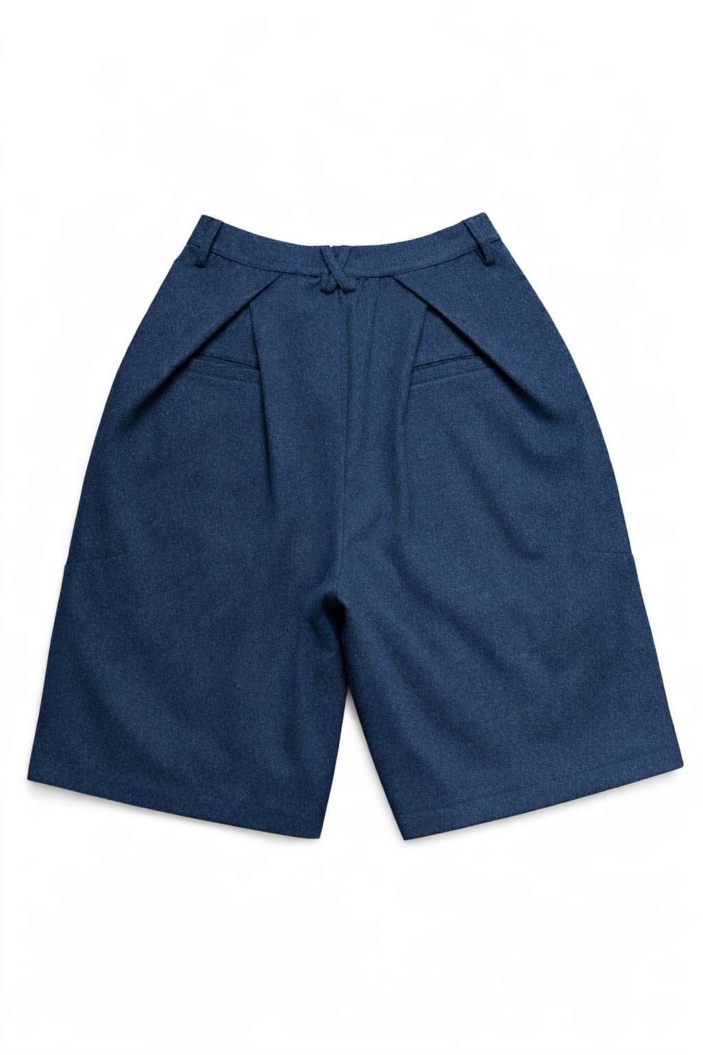 PLEATED WOOL SHORT [DARK SS26]