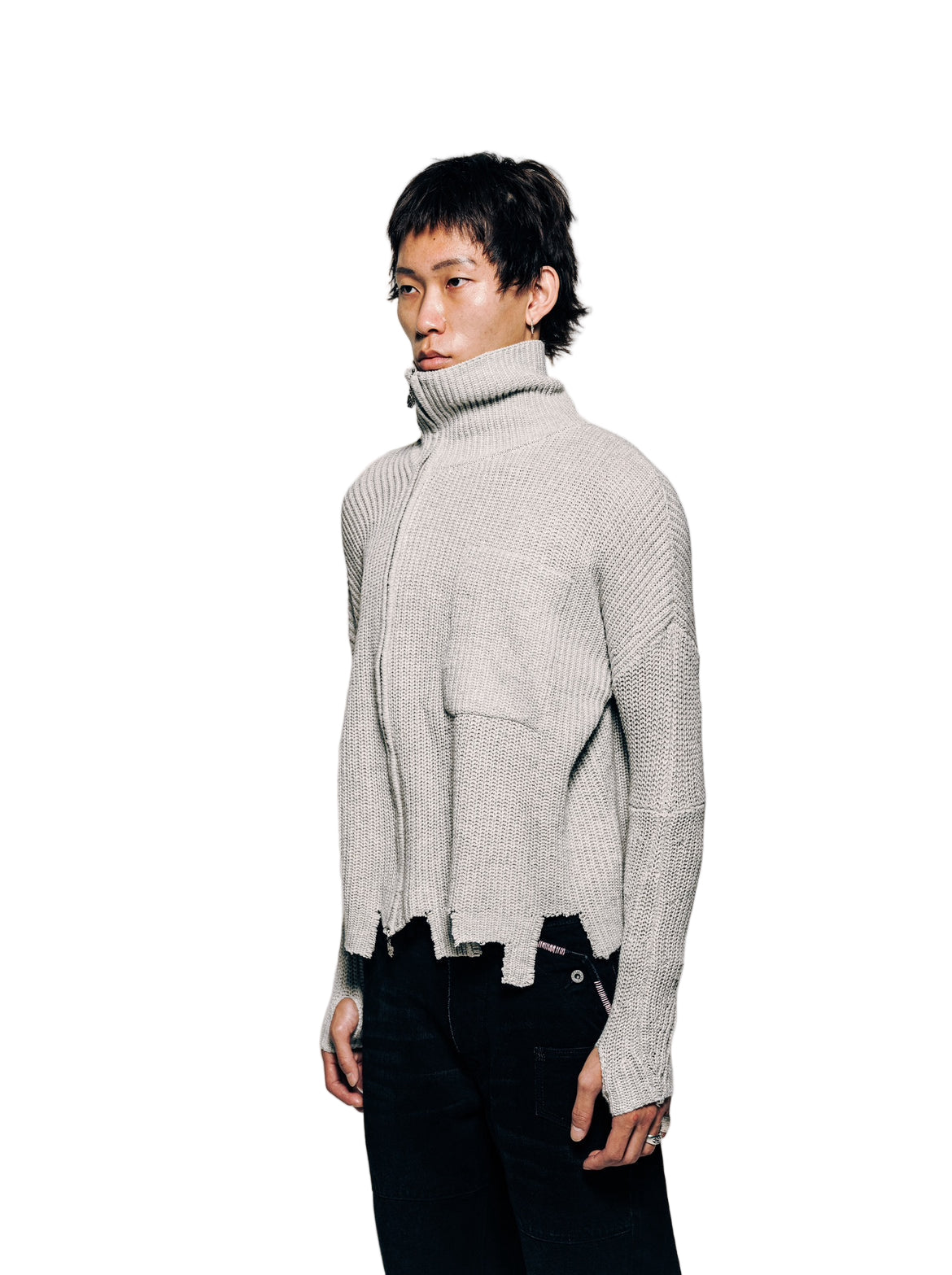 RÁCH KNIT [GRAY SS26]