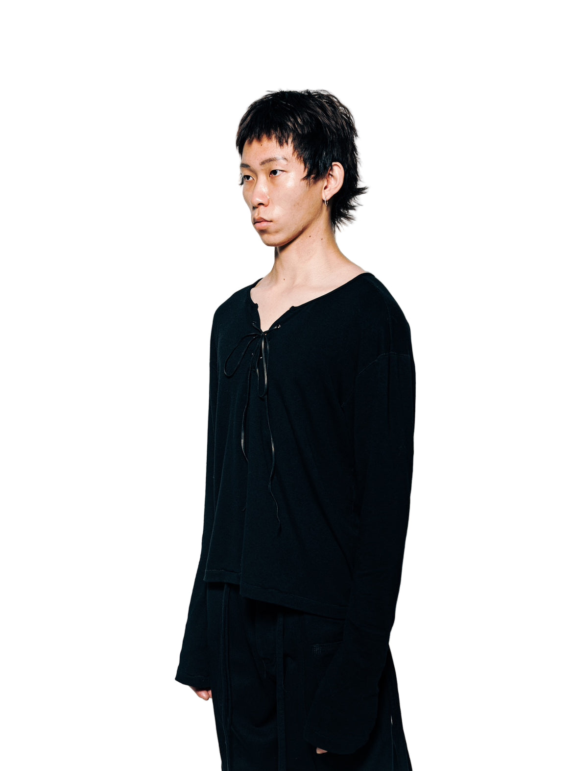 BINDED LONG-SLEEVE [BLACK SS26]