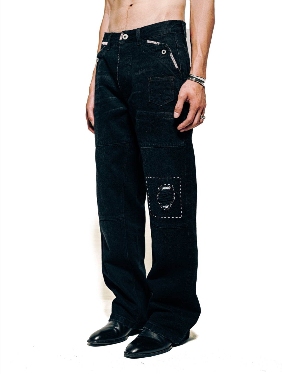 RUNWAY SELVEDGE DENIM [BLACK SS26]